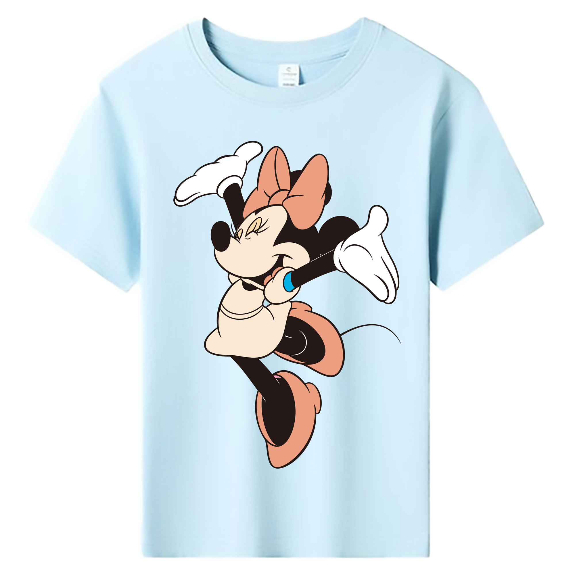 ミッキーマウス Mickey Mouse 綿100％キッズTシャツ（フロントプリント）